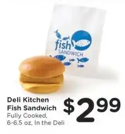 Kroger Deli Kitchen Fish Sandwich offer