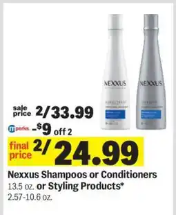 Meijer Nexxus Shampoos or Conditioners offer