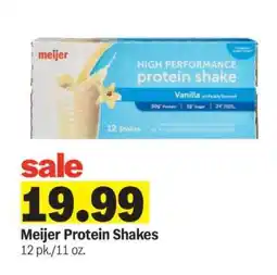 Meijer Meijer Protein Shakes offer