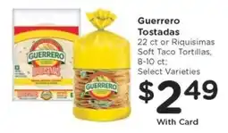 Kroger Guerrero Tostadas offer