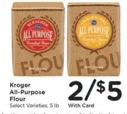 Kroger Kroger All Purpose Flour offer
