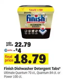 Meijer Finish Dishwasher Detergent Tabs offer