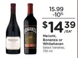 Kroger Meiomi, Bonanza or Whitehaven offer