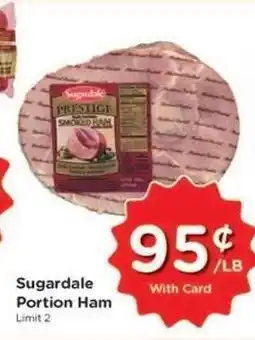 Kroger Sugardale Portion Ham offer