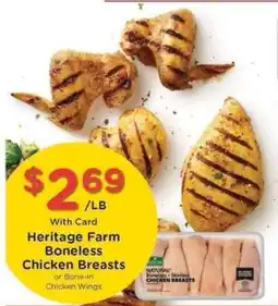 Kroger Heritage Farm Boneless Chicken Breasts offer