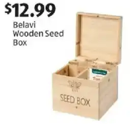 Aldi Belavi Wooden Seed Box offer