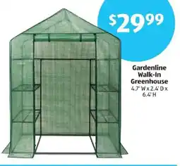 Aldi Gardenline Walk-In Greenhouse offer