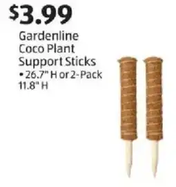 Aldi Gardenline Coco Plant Support Sticks offer