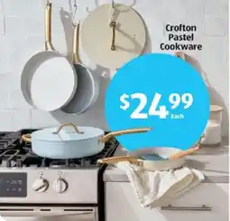 Aldi Crofton Pastel Cookware offer