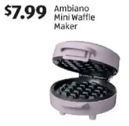 Aldi Ambiano Mini Waffle Maker offer
