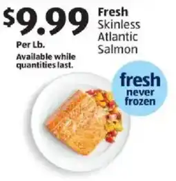 Aldi Fresh Skinless Atlantic Salmon offer
