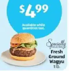 Aldi Fresh Ground Wagyu offer