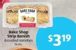 Aldi Bake Shop Strip Danish offer