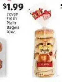 Aldi L'oven Fresh Plain Bagels offer