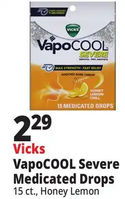 Ocean State Job Lot Vicks VapoCOOL Severe Medicated Drops offer