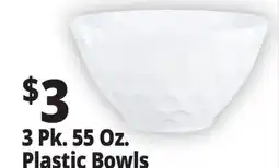 Ocean State Job Lot 3 Pk. 55 Oz. Plastic Bowls offer