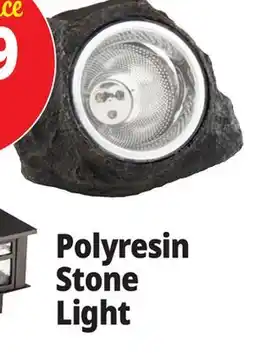 Ocean State Job Lot Outdoor Living Accents Resin Stone Solar Light offer