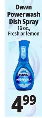 Ocean State Job Lot Dawn Powerwash Dish Spray offer
