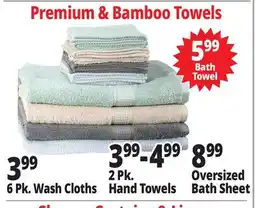 Ocean State Job Lot Premium & Bamboo Towels offer