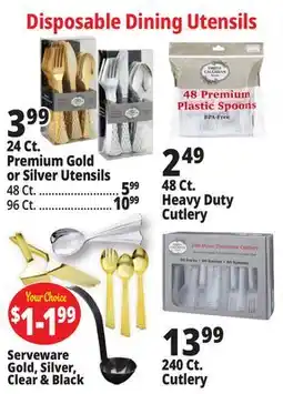 Ocean State Job Lot Disposable Dining Untensils offer