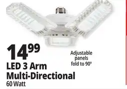 Ocean State Job Lot LED 3 Arm Multi-Directional offer