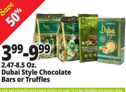 Ocean State Job Lot 2.47-8.5 Oz. Dubai Style Chocolate Bars or Truffles offer