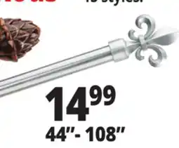 Ocean State Job Lot Decorative Window Rods offer