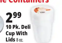 Ocean State Job Lot 10 Pk. Deli Cup With Lids offer