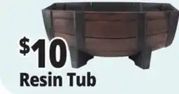 Ocean State Job Lot Whiskey Tub Resin Planter offer