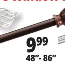 Ocean State Job Lot 48- 86 Decorative Window Rods offer