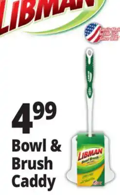 Ocean State Job Lot Libman Bowl Brush & Caddy 2 Piece offer