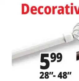 Ocean State Job Lot Decorative Window Rods offer