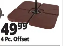 Ocean State Job Lot Offset Umbrella Base 4-Piece offer