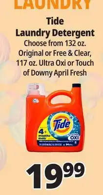 Ocean State Job Lot Tide Free & Gentle Liquid Laundry Detergent 132 oz offer