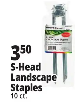 Ocean State Job Lot Tiller & Rowe S-Shaped Landscape Staples 10 Count offer
