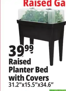 Ocean State Job Lot Tiller & Rowe Raised Planter with Cover offer