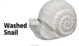 Ocean State Job Lot Snail Cement Statue Gray offer