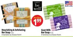 Ocean State Job Lot Nourishing & Exfoliating Bar Soap offer