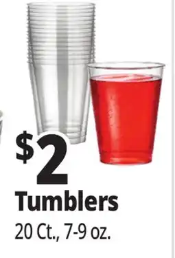 Ocean State Job Lot Tumblers offer