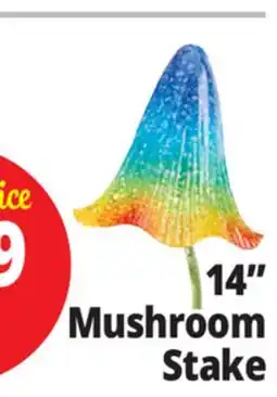 Ocean State Job Lot Outdoor Living Accents Metal Mushroom Stake 14 offer