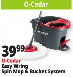 Ocean State Job Lot O-Cedar Easy Wring Spin Mop & Bucket System offer