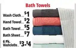 Ocean State Job Lot Bath Towels offer