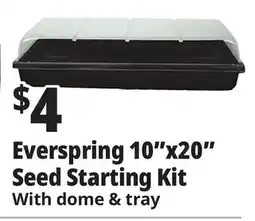 Ocean State Job Lot Everspring 10x20 Seed Starting Kit offer