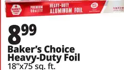 Ocean State Job Lot Baker's Choice Premium Quality Heavy-Duty Aluminum Foil 75' offer