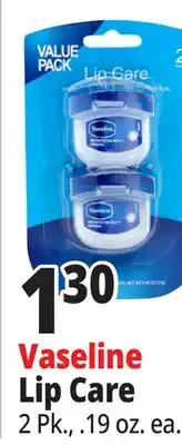 Ocean State Job Lot Vaseline Lip Care offer