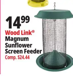 Ocean State Job Lot Wood Link Magnum Sunflower Screen Feeder offer