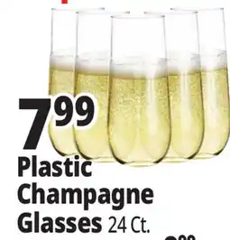 Ocean State Job Lot Plastic Champagne Glasses 24 ct offer