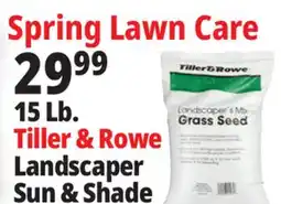 Ocean State Job Lot Tiller & Rowe Landscaper's Sun & Shade Grass Seed offer