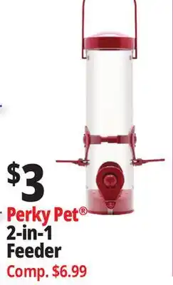 Ocean State Job Lot Perky Pet 2-in-1 Feeder offer