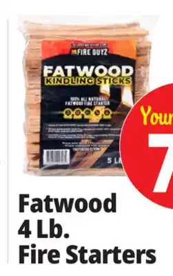Ocean State Job Lot Fatwood Firestarter offer